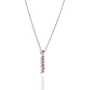 Gempro 925 Sterling Silver Certified Tourmaline Gemstone Chain Pendant Women