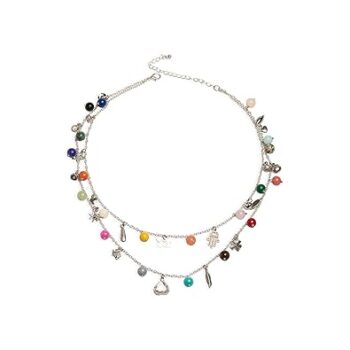 Gempro Multi-Coloured Necklace for Women