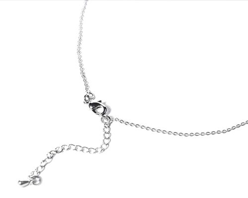 Gempro Genuine Agate Bar Chain Pendant Necklace for Women - Image 6