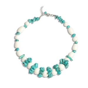 Gempro White Crystal Gemstone Jewellery Necklace For Women