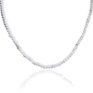 Gempro Genuine Moonstone Faceted Gemstone Single Strand Necklace for Women