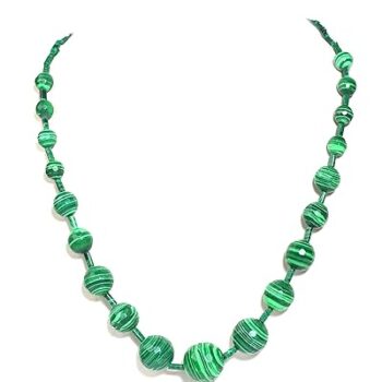 Gempro Malachite Gemstone Beaded Necklace for Women
