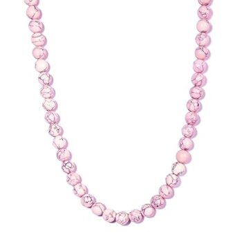 Gempro Gemstones Genuine Beaded Single Strand Necklace for Women and Girls