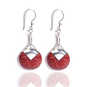 Gempro 925 Silver Quartz Earrings for Women