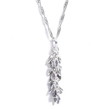 Gempro Genuine Topaz Gemstone 925 Sterling Silver Pendant for Women