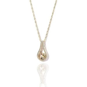 Gempro Export Quality American Diamond Pendant Necklace Women