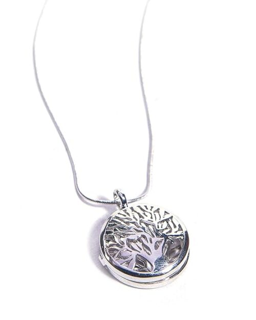 Gempro Genuine Turquoise Lucky Gemstone Openable Locket Pendant Women - Image 3