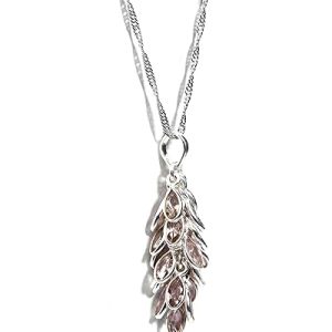 Gempro Genuine Amethyst Gemstone 925 Sterling Silver Pendant for Women