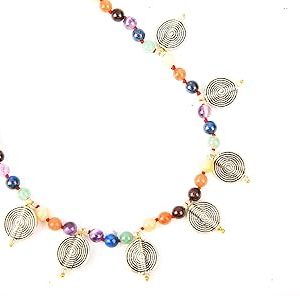Gempro Gems Jewelry Genuine Multi Gemstone Strand Designer Fashion Charms Necklace for Women