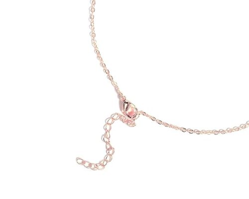 Gempro Natural Gemstone Bar Dainty Chain Pendant for Women - Image 4