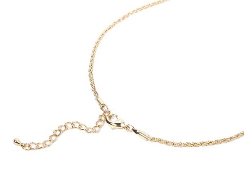 Gempro Genuine Pearl Crystal Enamel Chain Pendant Set for Women - Image 3