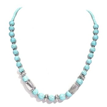 Gempro Genuine Gemstone Antique Necklace for Women