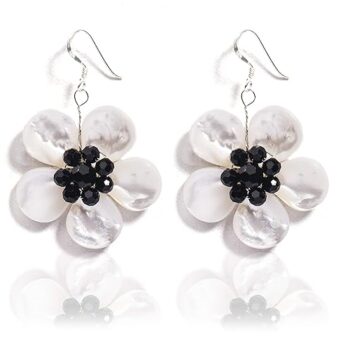 Gempro 925 Silver Sea Shell Drop Earrings Women