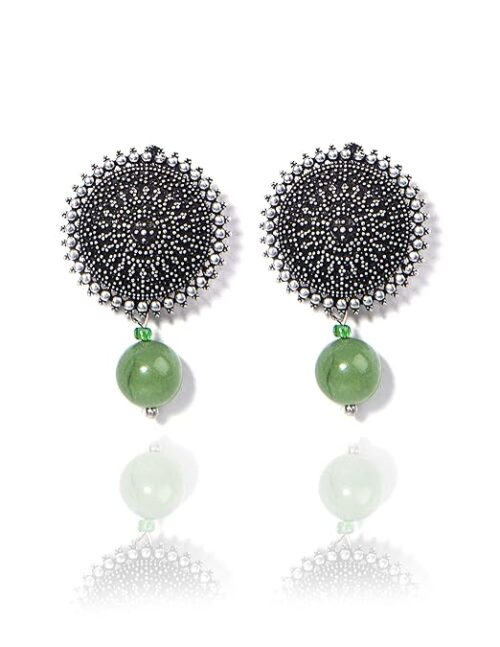 Gempro Genuine Gemstone Necklace Earring Set for Women - Image 5
