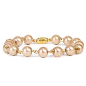 Gempro Peace Magnet Pearl Unisex Bracelet