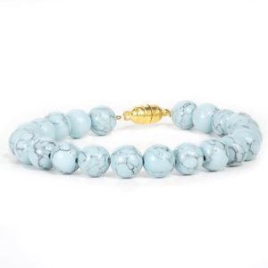Gempro HOWLITE Unisex Magnet Bracelet