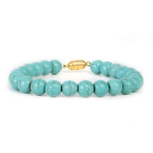 Gempro TURQUOISE Unisex Magnet Bracelet
