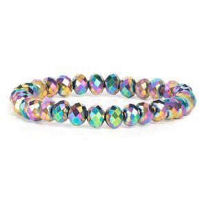 Gempro Multicolour Crystal Glitter Unisex Bracelet