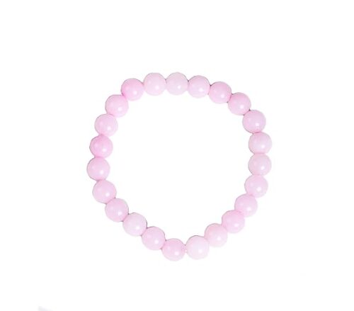 Gempro Handcrafted Pink Jade Gemstone Bracelet for Men and Women - Unisex Jewelry with Natural Energy, Serene Wristlet Infused with Calmness and Harmony, Ideal - Image 2
