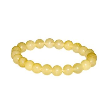 Gempro Yellow Aventurine flow of fresh energy Handcrafted Gemstone Bracelet for Her