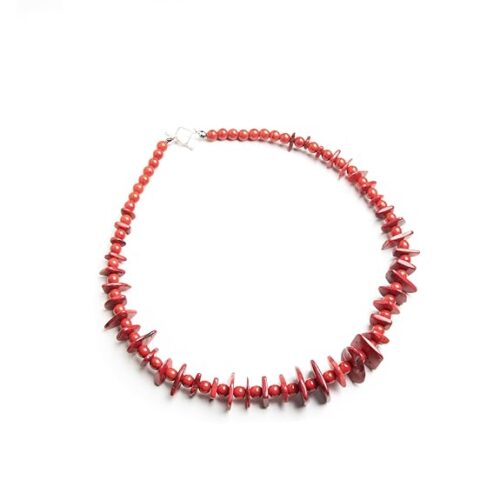 Gempro Gemstone Vintage Large Heavy Bamboo Jade Necklace - Image 6