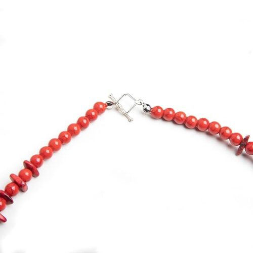 Gempro Gemstone Vintage Large Heavy Bamboo Jade Necklace - Image 5