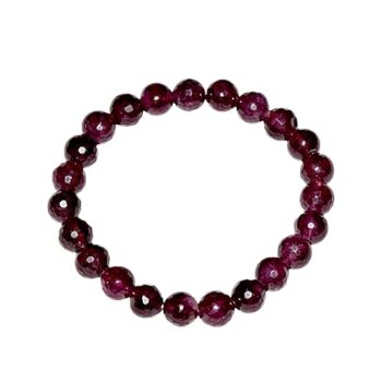 Gempro Amethyst Gemstone Bracelet for Men and Women - Unisex Handcrafted Jewelry with Natural Energy