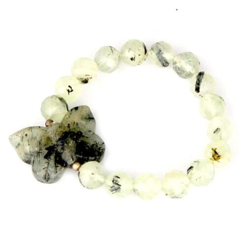 Gempro Gems Jewelry Faceted Genuine Garnet Butterfly Stretch Designer Fashion Gemstones Bracelet for Women - Image 3