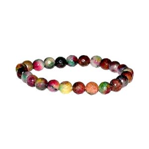 Gempro Handcrafted Multi-Color Gemstones Bracelet for Men and Women - Unisex Jewelry with Natural Energy, Vibrant Wristlet Infused with Healing