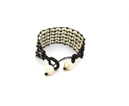 Gempro Gems Jewelry Genuine White Turquoise Gemstones Bunch of Beads Designer Fashion Bracelet for Women - Image 3