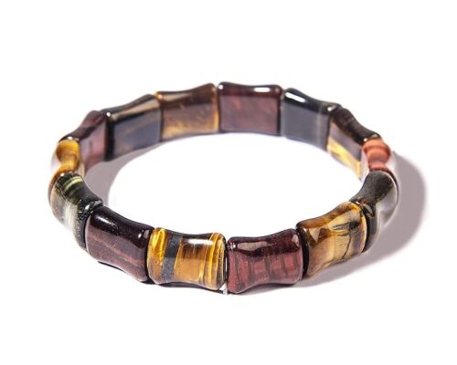 Gempro Natural Tiger's Eye Export Quality Stretch Bracelet (Unisex)
