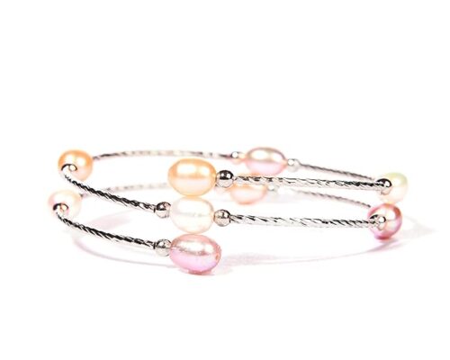 Gempro Genuine Fresh Water Pearl Stationed Bracelet for Women - Image 4