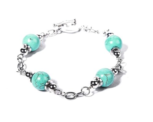 Gempro Certified Gemstones Stationed Bracelet for Women