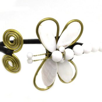 Gempro Gems Jewelry Shell Butterfly Wired Designer Fashion Gemstones Bracelet for Women