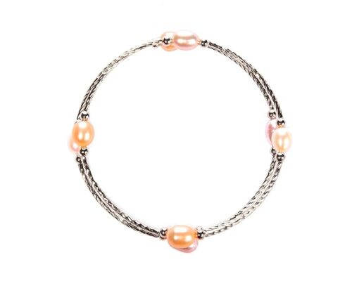 Gempro Genuine Fresh Water Pearl Stationed Bracelet for Women - Image 3